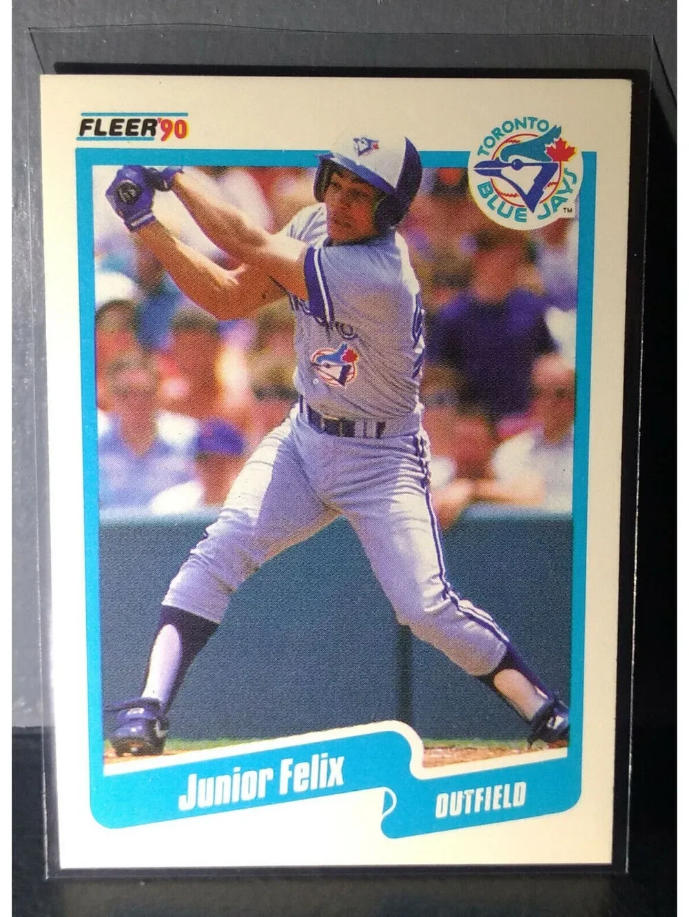1990 Junior Felix Fleer Baseball Card #79